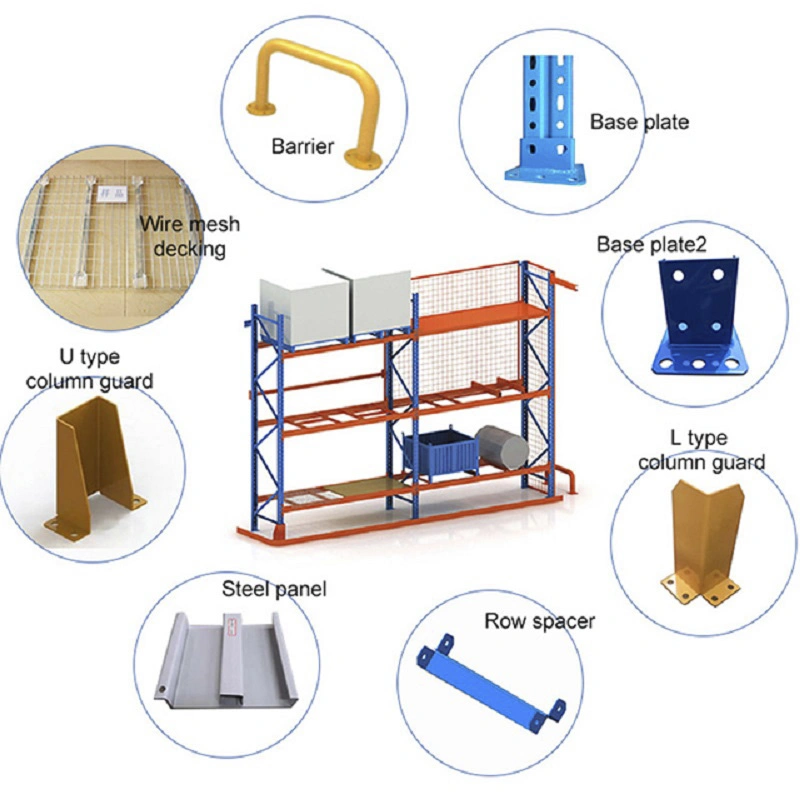 Electrastic Powder Coating Warehouse Storage Pallet Rack