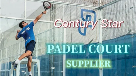 Century Star 2023 Venda quente Quadra de Padel Panorâmica Canchas De Padel Quadra de tênis de paddle ao ar livre para venda