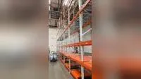Rack de paletes seletivo de aço para serviços pesados ​​para soluções de armazenamento em armazéns industriais