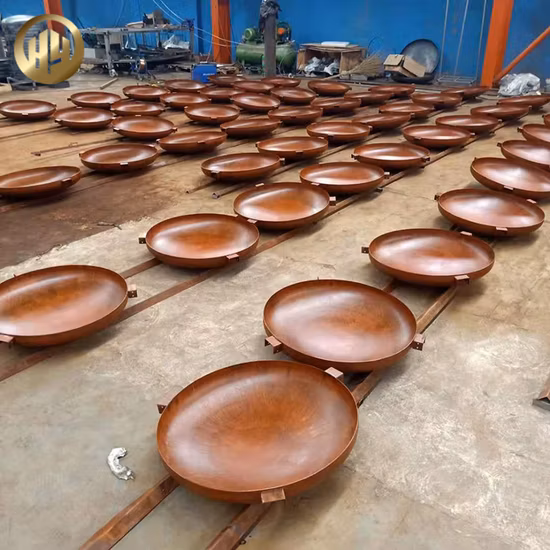 Poço de fogo simples redondo da lenha do metal da espessura do conjunto 2mm