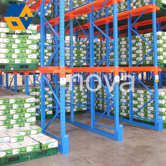 Racking resistente da pálete do metal do armazenamento industrial de aço do armazém Q235